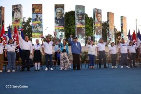Recibimiento de la Antorcha de la Unión Centroamericana