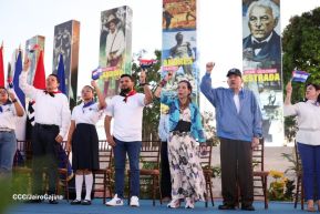 Recibimiento de la Antorcha de la Unión Centroamericana