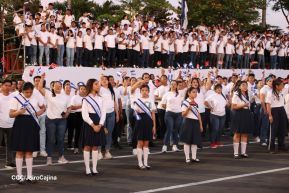 Recibimiento de la Antorcha de la Unión Centroamericana