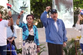 Recibimiento de la Antorcha de la Unión Centroamericana