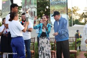 Recibimiento de la Antorcha de la Unión Centroamericana