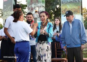 Recibimiento de la Antorcha de la Unión Centroamericana
