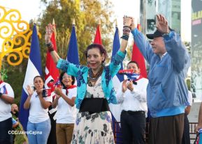 Recibimiento de la Antorcha de la Unión Centroamericana