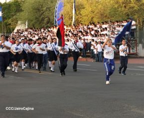 Recibimiento de la Antorcha de la Unión Centroamericana