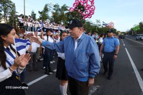 Recibimiento de la Antorcha de la Unión Centroamericana