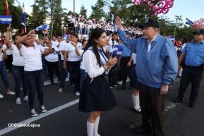 Recibimiento de la Antorcha de la Unión Centroamericana