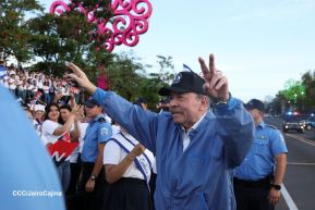 Recibimiento de la Antorcha de la Unión Centroamericana