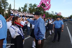 Recibimiento de la Antorcha de la Unión Centroamericana