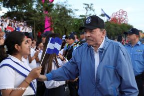 Recibimiento de la Antorcha de la Unión Centroamericana