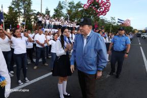 Recibimiento de la Antorcha de la Unión Centroamericana