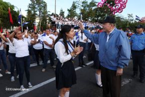 Recibimiento de la Antorcha de la Unión Centroamericana