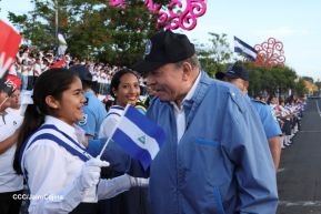 Recibimiento de la Antorcha de la Unión Centroamericana