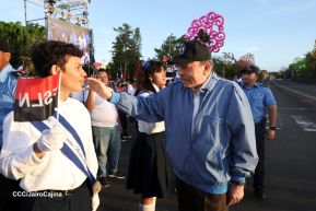 Recibimiento de la Antorcha de la Unión Centroamericana