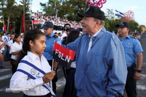Recibimiento de la Antorcha de la Unión Centroamericana