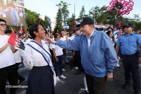 Recibimiento de la Antorcha de la Unión Centroamericana