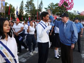 Recibimiento de la Antorcha de la Unión Centroamericana
