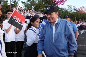 Recibimiento de la Antorcha de la Unión Centroamericana