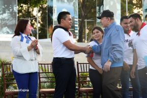 Recibimiento de la Antorcha de la Unión Centroamericana