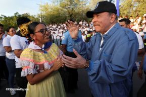 Recibimiento de la Antorcha de la Unión Centroamericana