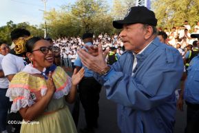 Recibimiento de la Antorcha de la Unión Centroamericana