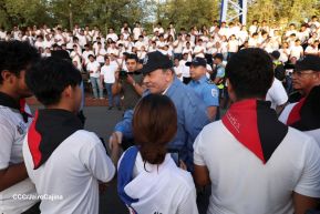 Recibimiento de la Antorcha de la Unión Centroamericana