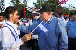 Recibimiento de la Antorcha de la Unión Centroamericana