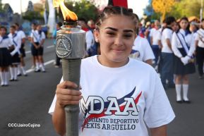 Recibimiento de la Antorcha de la Unión Centroamericana