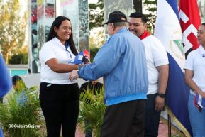 Recibimiento de la Antorcha de la Unión Centroamericana