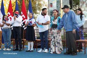 Recibimiento de la Antorcha de la Unión Centroamericana