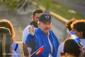 Recibimiento de la Antorcha de la Unión Centroamericana