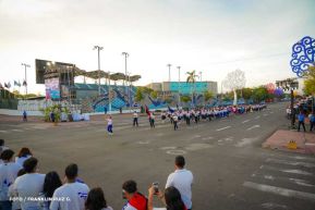 Recibimiento de la Antorcha de la Unión Centroamericana