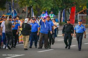 Recibimiento de la Antorcha de la Unión Centroamericana