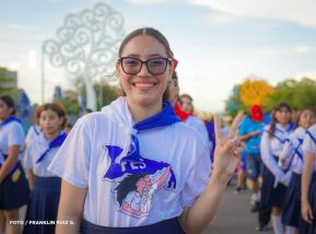 Recibimiento de la Antorcha de la Unión Centroamericana