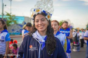 Recibimiento de la Antorcha de la Unión Centroamericana