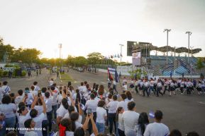 Recibimiento de la Antorcha de la Unión Centroamericana