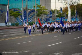 Recibimiento de la Antorcha de la Unión Centroamericana