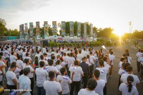 Recibimiento de la Antorcha de la Unión Centroamericana