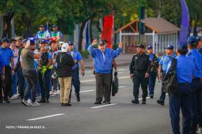 Recibimiento de la Antorcha de la Unión Centroamericana