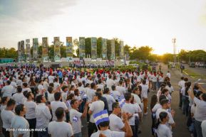 Recibimiento de la Antorcha de la Unión Centroamericana