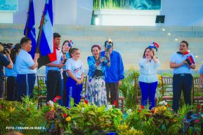 Recibimiento de la Antorcha de la Unión Centroamericana