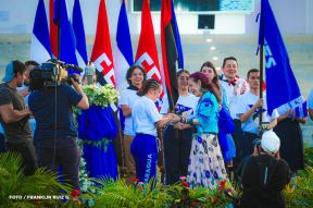 Recibimiento de la Antorcha de la Unión Centroamericana