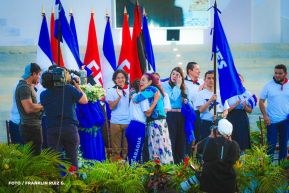 Recibimiento de la Antorcha de la Unión Centroamericana