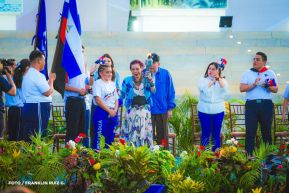 Recibimiento de la Antorcha de la Unión Centroamericana