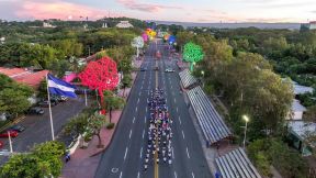 Recibimiento de la Antorcha de la Unión Centroamericana