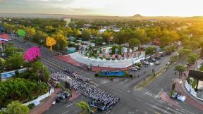 Recibimiento de la Antorcha de la Unión Centroamericana