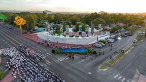 Recibimiento de la Antorcha de la Unión Centroamericana