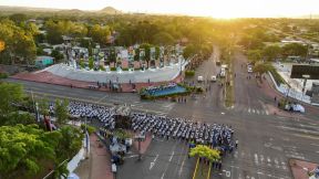Recibimiento de la Antorcha de la Unión Centroamericana