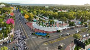 Recibimiento de la Antorcha de la Unión Centroamericana