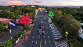 Recibimiento de la Antorcha de la Unión Centroamericana
