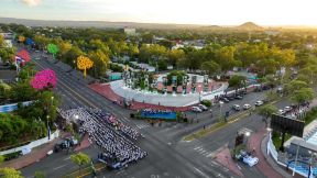 Recibimiento de la Antorcha de la Unión Centroamericana